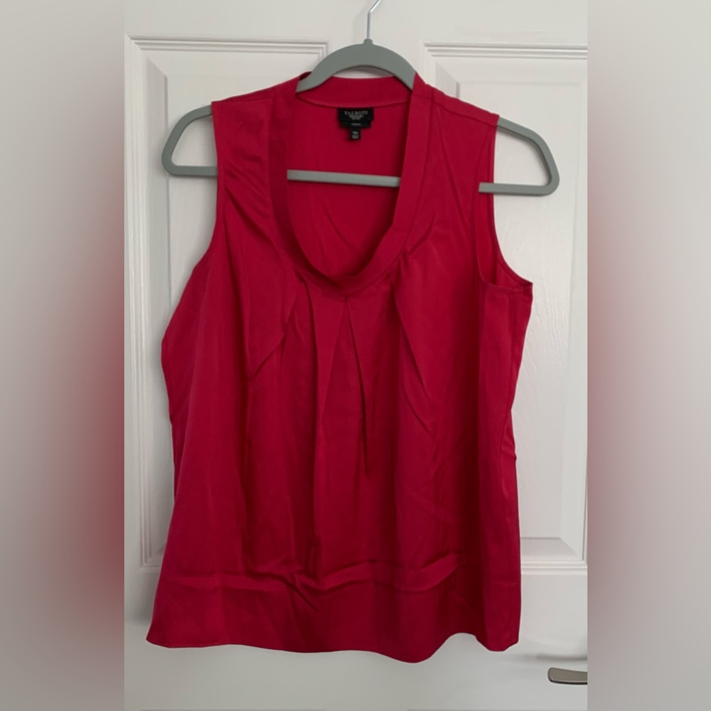 Talbots hot pink tank….size 10P